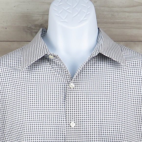 Club Room* Men's Long Sleeve Button Down Curved Hem BOHO‎ Print Shirt~ Size XL - Picture 4 of 12